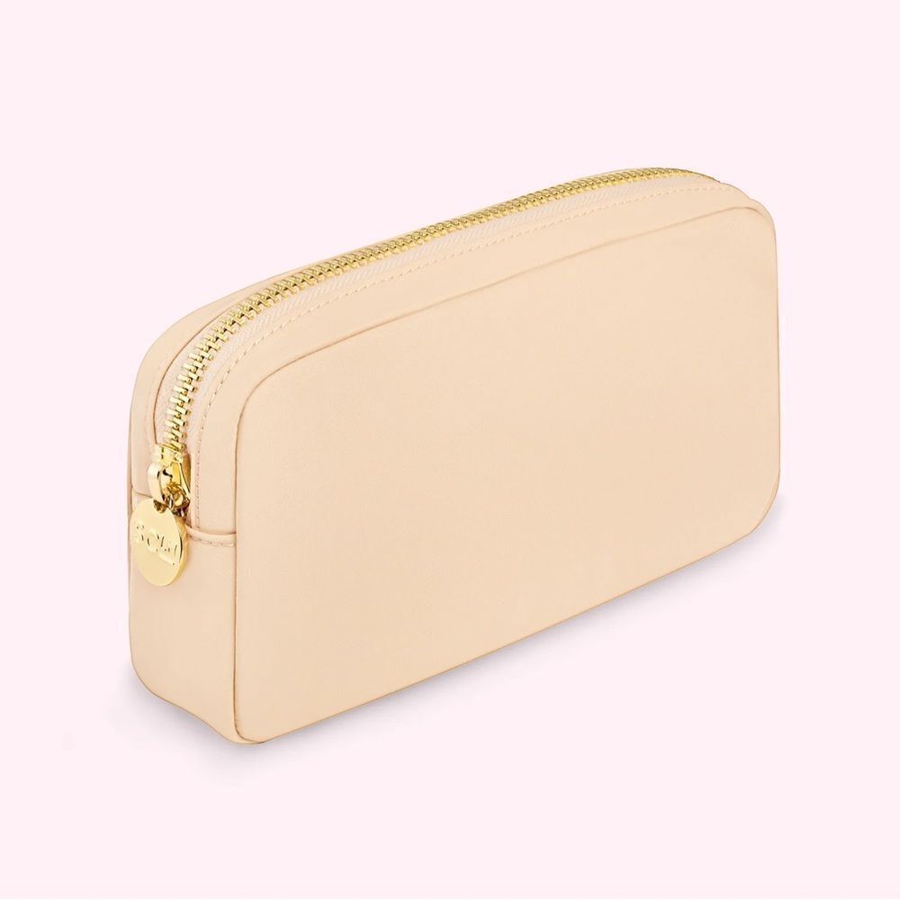 Stoney Clover Lane classic small pouch in color Sand brand new in bag with tags